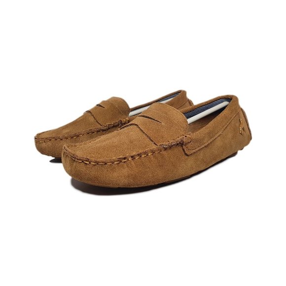 HOWLING WOLF Sydney Penny Driver Women's Brown Suede Leather Shoes Size 7 US - Picture 2 of 13